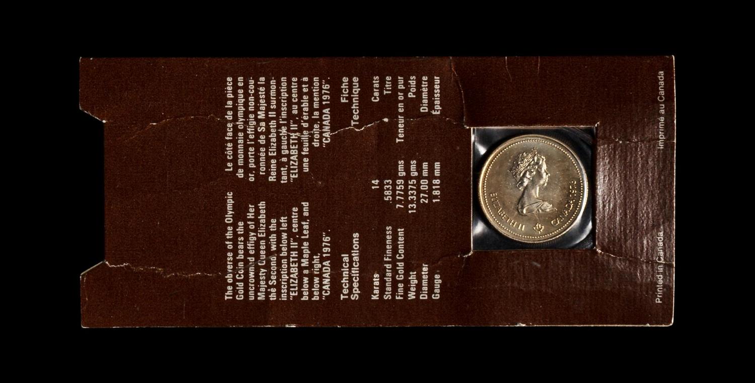 [CANADA] A 1976 Montreal Summer Olympiad Commemorative $100 Gold Coin