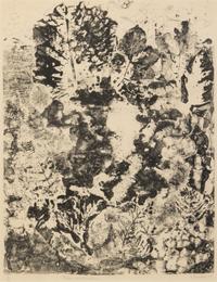 Jean DuBuffet, (French, 1901-1985), Paysage aux Frondaisons, 1953