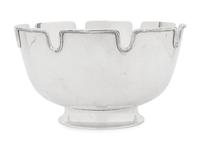 A Tiffany and Co. Silver Monteith Bowl
