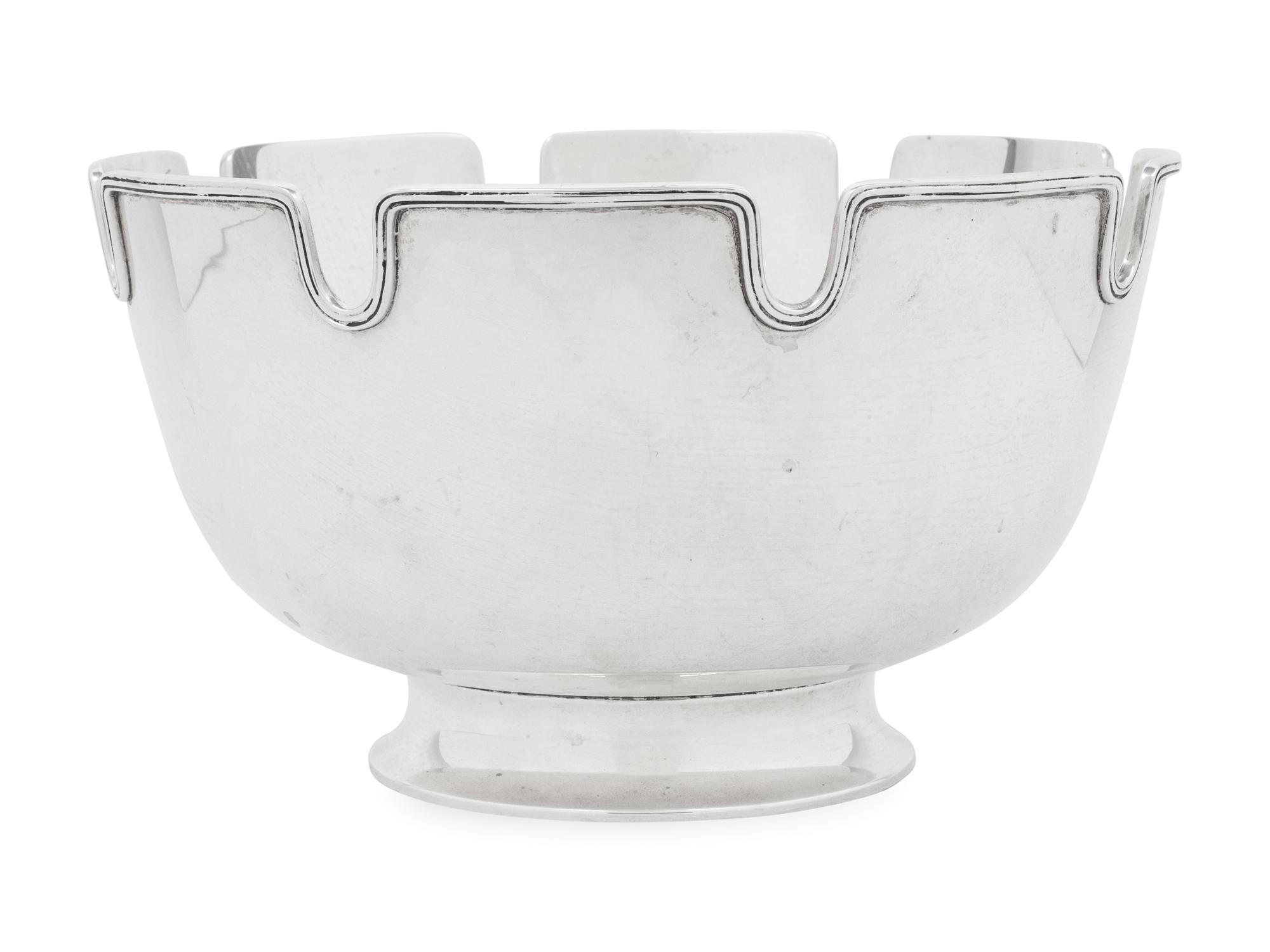 A Tiffany and Co. Silver Monteith Bowl