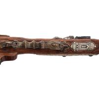 Contemporary Cheekstock Flintlock Rifle with Diana Motifs by John B. Derrick (American, b.1936)