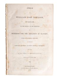 [HARRISON, William Henry (1773-1841)]. A group of pamphlets related to slavery, especially its expansion into Indiana, comprising: