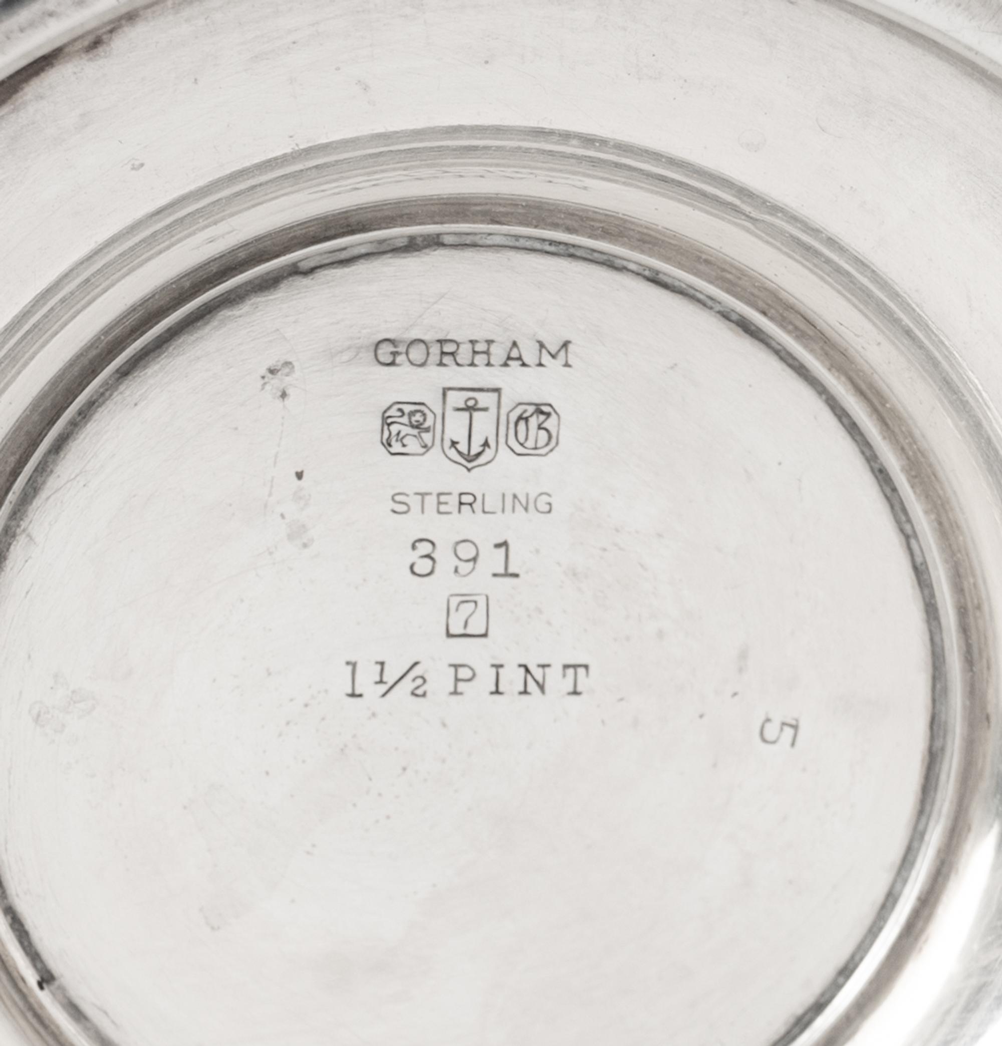 Two American Silver Coffee Pots — 20TH CENTURY