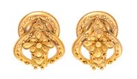 An 18 Karat Yellow Gold 'Hercules Knot' Demi-Parure, Lalaounis,