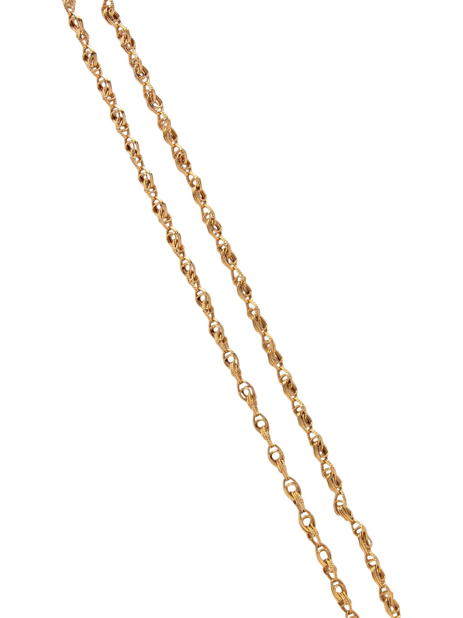 YELLOW GOLD NECKLACE