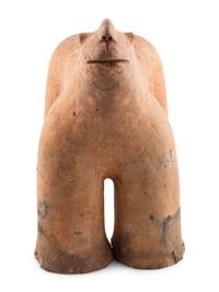 A Japanese Haniwa Figure of Bear