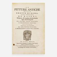 [Travel & Exploration] Bellori, Gio(vani): Pietro, and Michelangelo La Chausse La pitture antiche delle grotte di Roma e del sepolcro de' Nasoni...