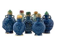 A Group of Seven Chinese Porcelain Snuff Bottles — LATE 19TH/EARLY 20TH CENTURY