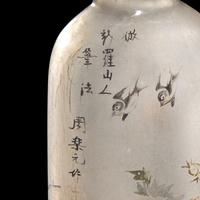 Two Chinese Inside Painted Glass Snuff Bottles