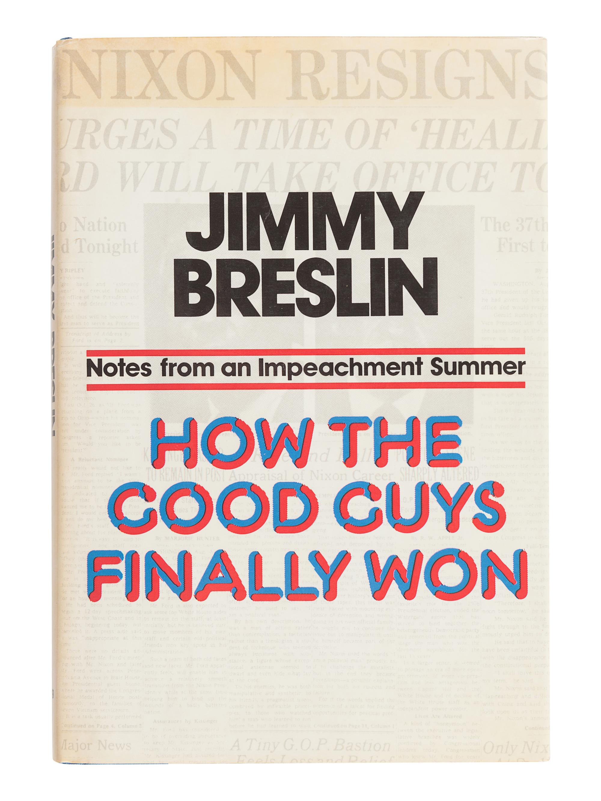 [BRESLIN, Jimmy (1928-2017)]. A group of 4 FIRST EDITIONS by Breslin, comprising: