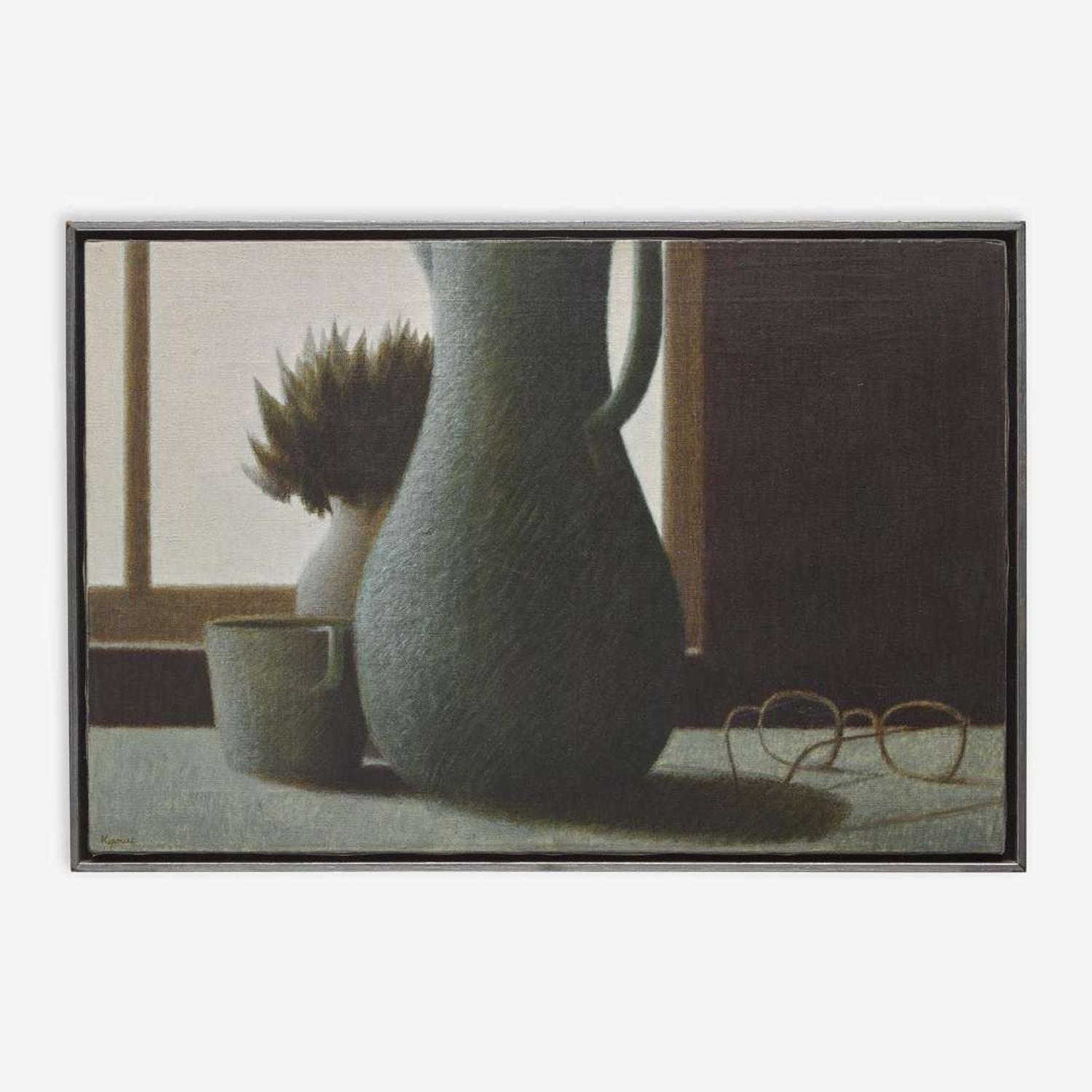 Robert Kipniss (American, b. 1931) Still life w/ eye glasses