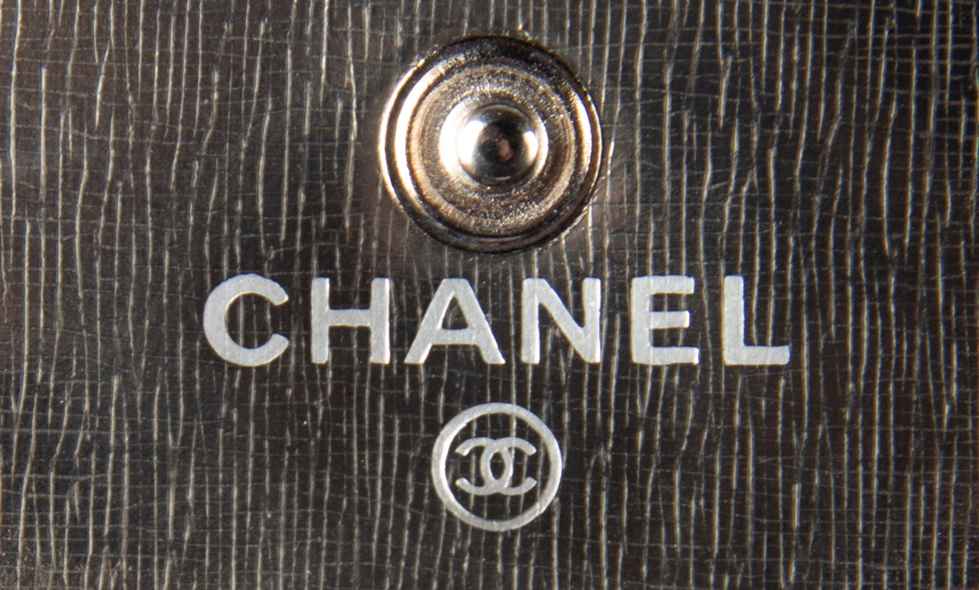 Chanel Metallic Leather Wallet Bag, 2008-2009