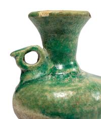 A Persian Green Glazed Vessel