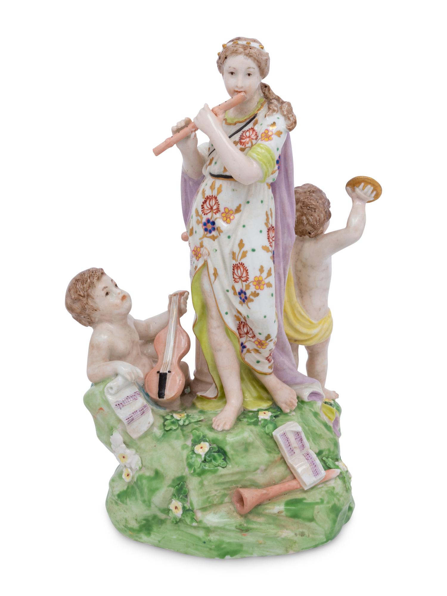 A Continental Porcelain Figural Group