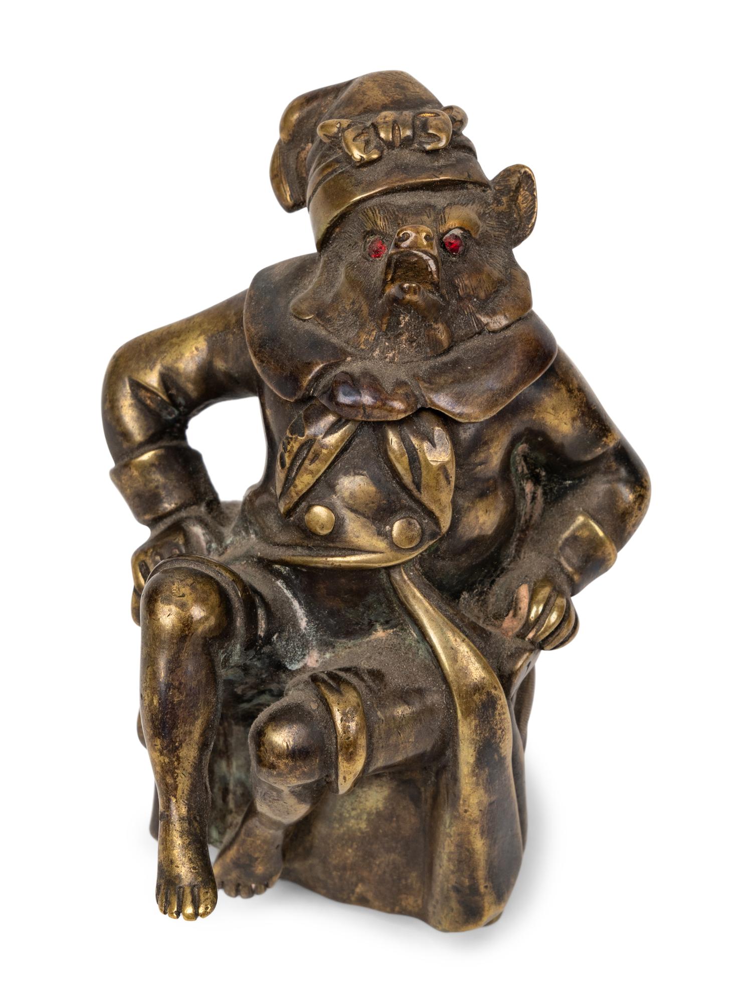 Three Continental Figural Inkwells