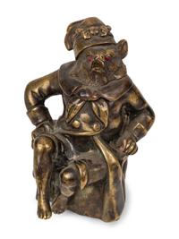 Three Continental Figural Inkwells