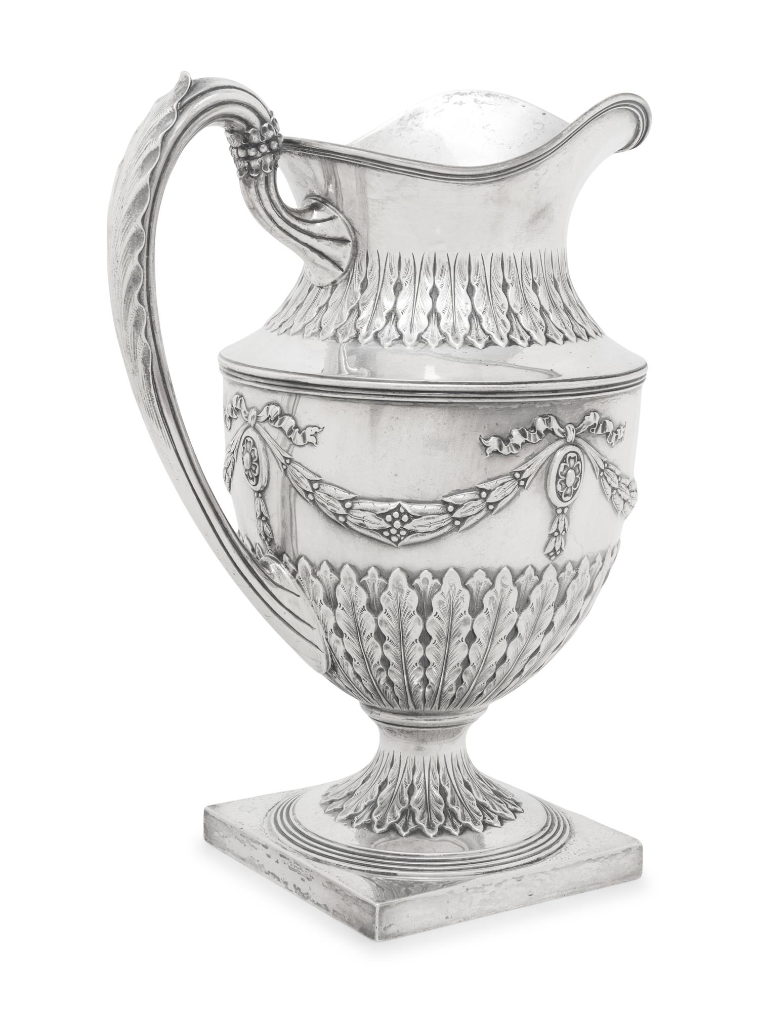 An American Silver Ewer