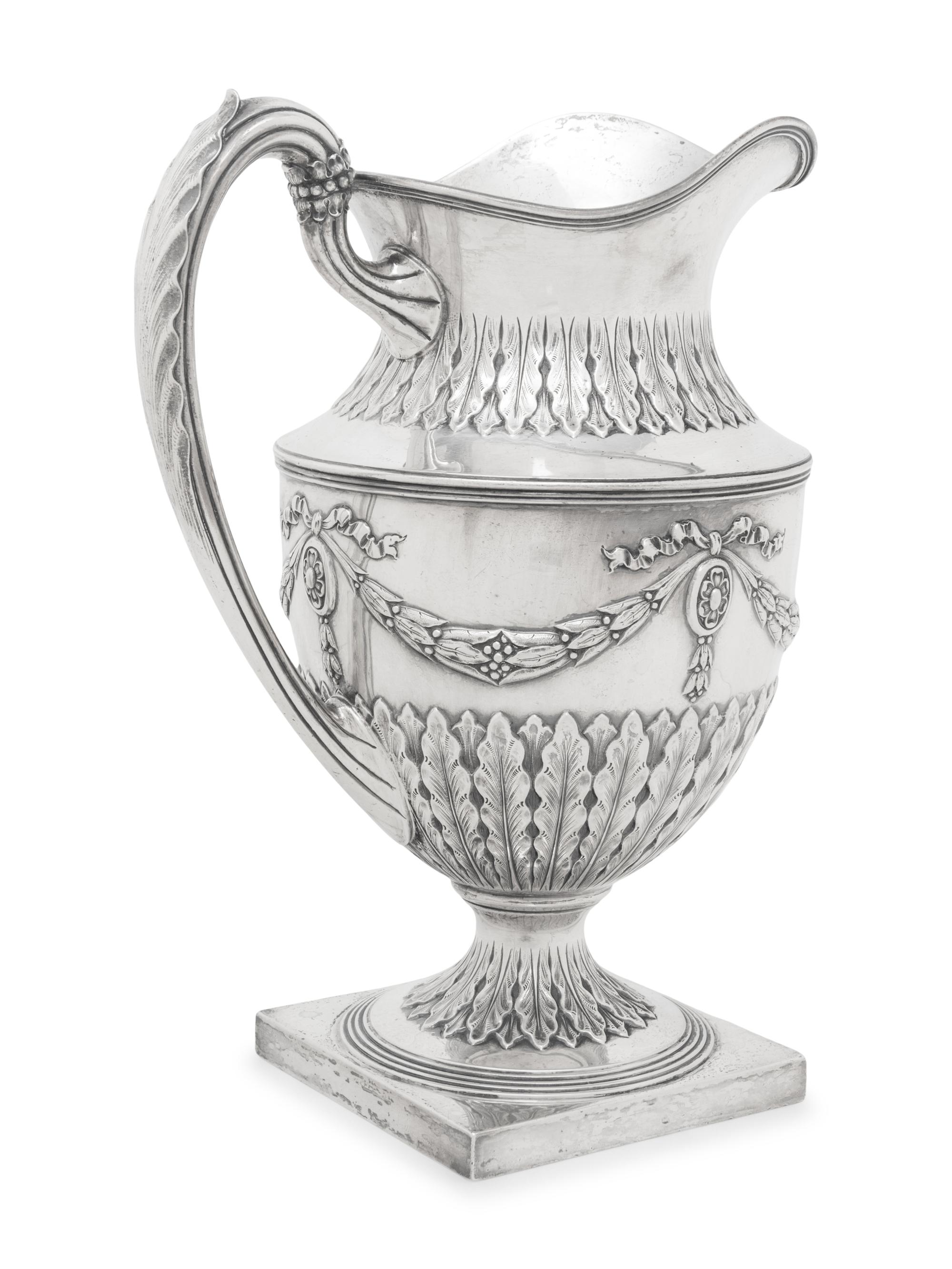 An American Silver Ewer
