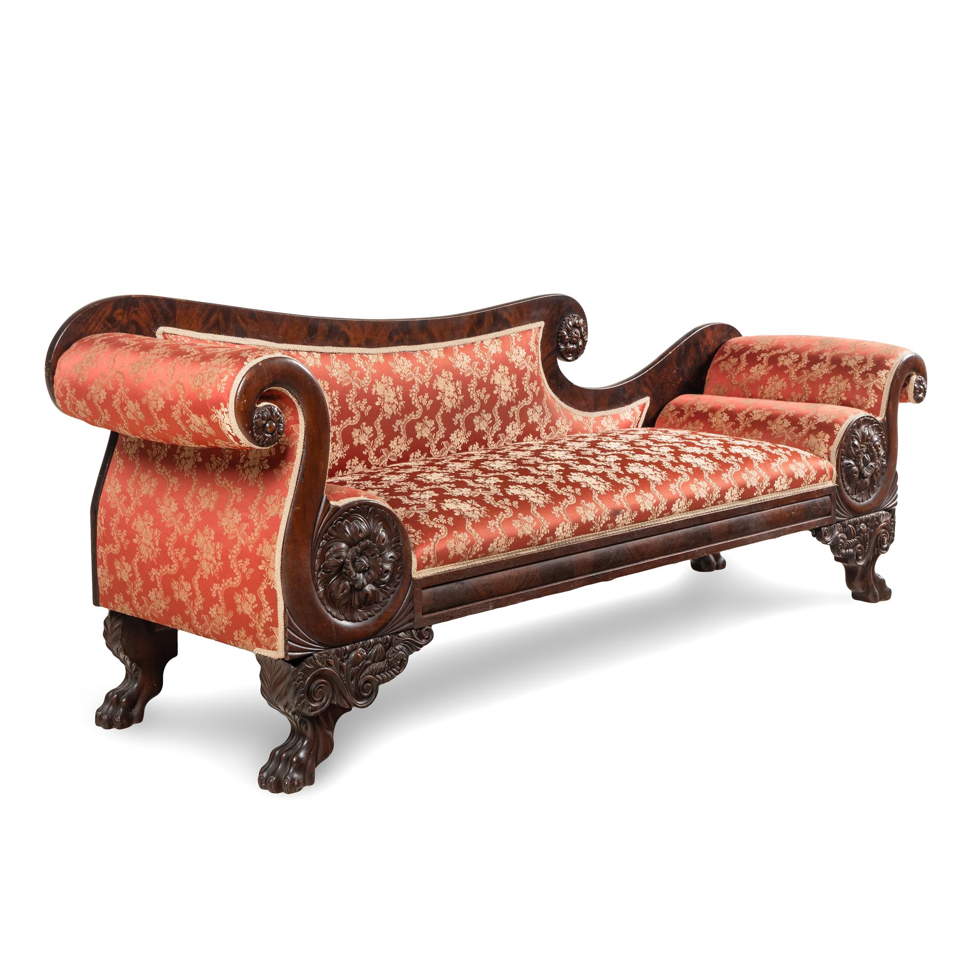 A Classical Mahogany Recamier
