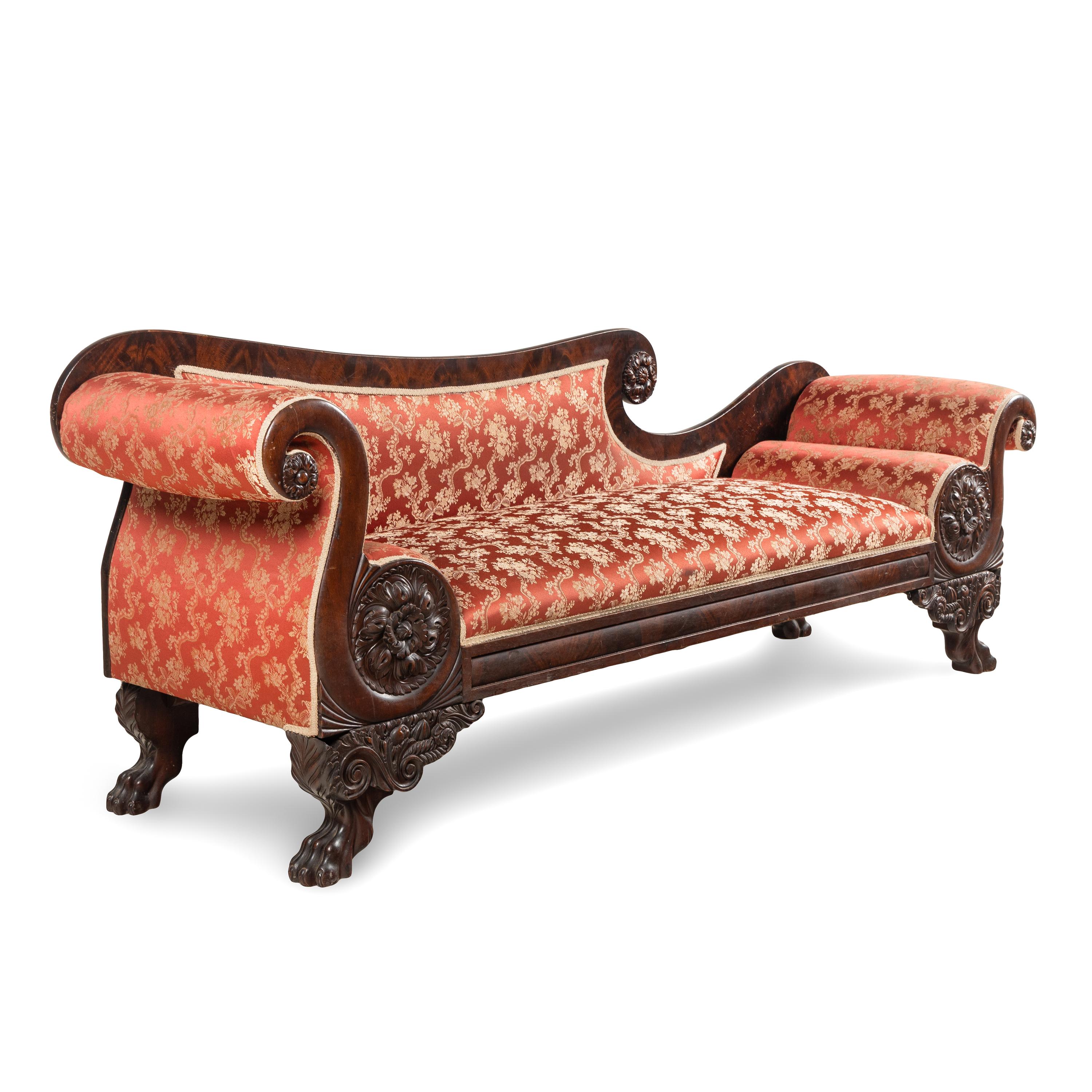 A Classical Mahogany Recamier