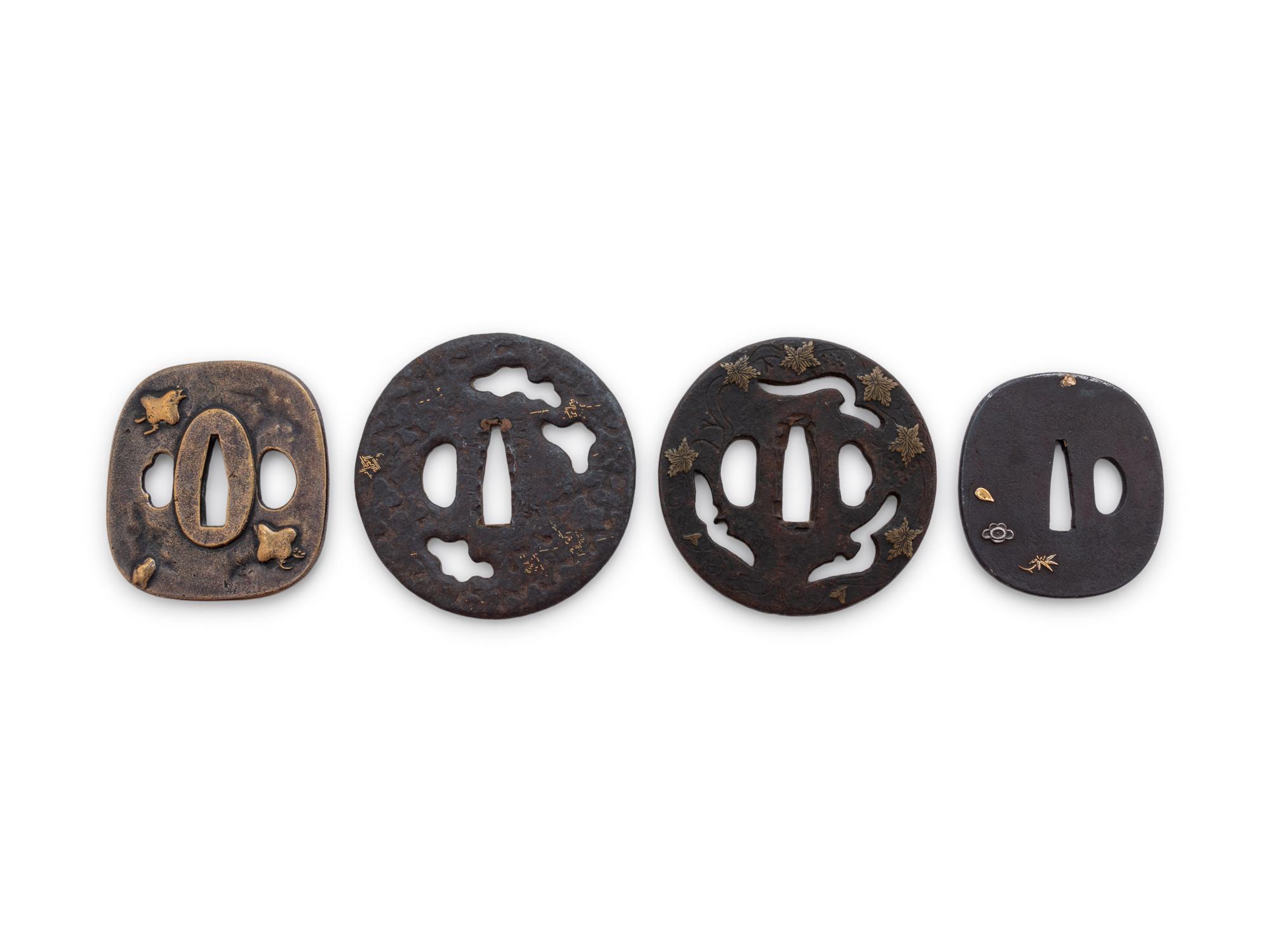 Four Japanese Tsuba