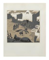 Taos Eagle Ceremony- Tesuque Pueblo , 1932