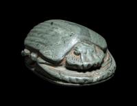 An Egyptian Faience Scarab with a Greek Inscription