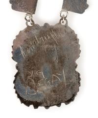 Navajo and Kewa Silver, Coral, and Turquoise Pendants / Necklaces