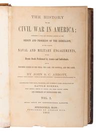 [CIVIL WAR - BOOKS]. A group of Civil War histories, including a 4 volume set by Victor, comprising: