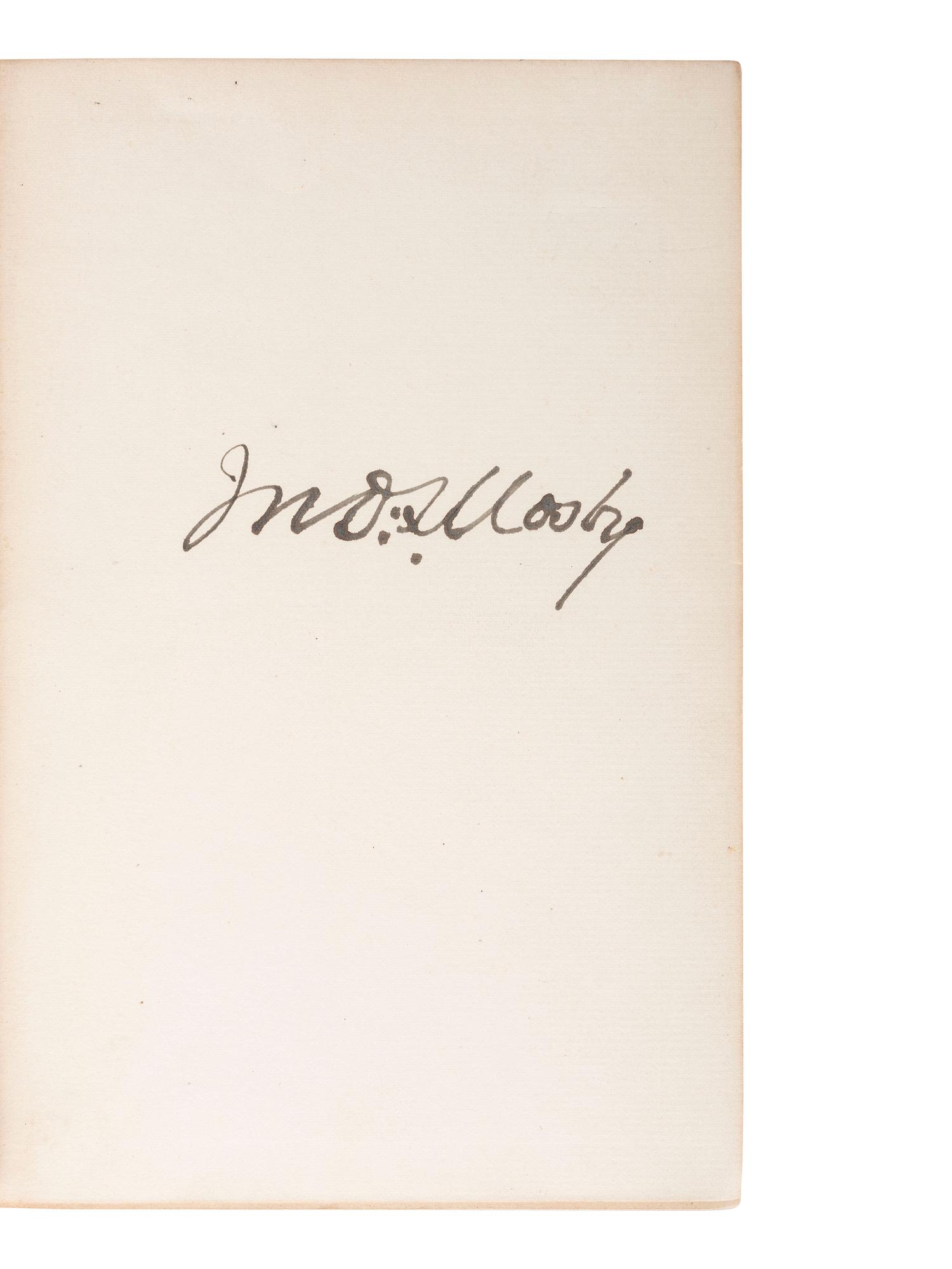 MOSBY, John S. (1833-1916). Mosby's War Reminiscences: Stuart's Cavalry Campaigns. New York: Dodd, Mead and Company, 1898. SIGNED.