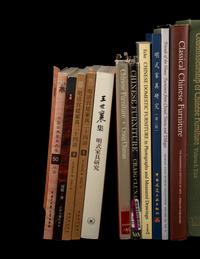 [CHINESE FURNITURE] A Group of Reference Books about Chinese Furniture