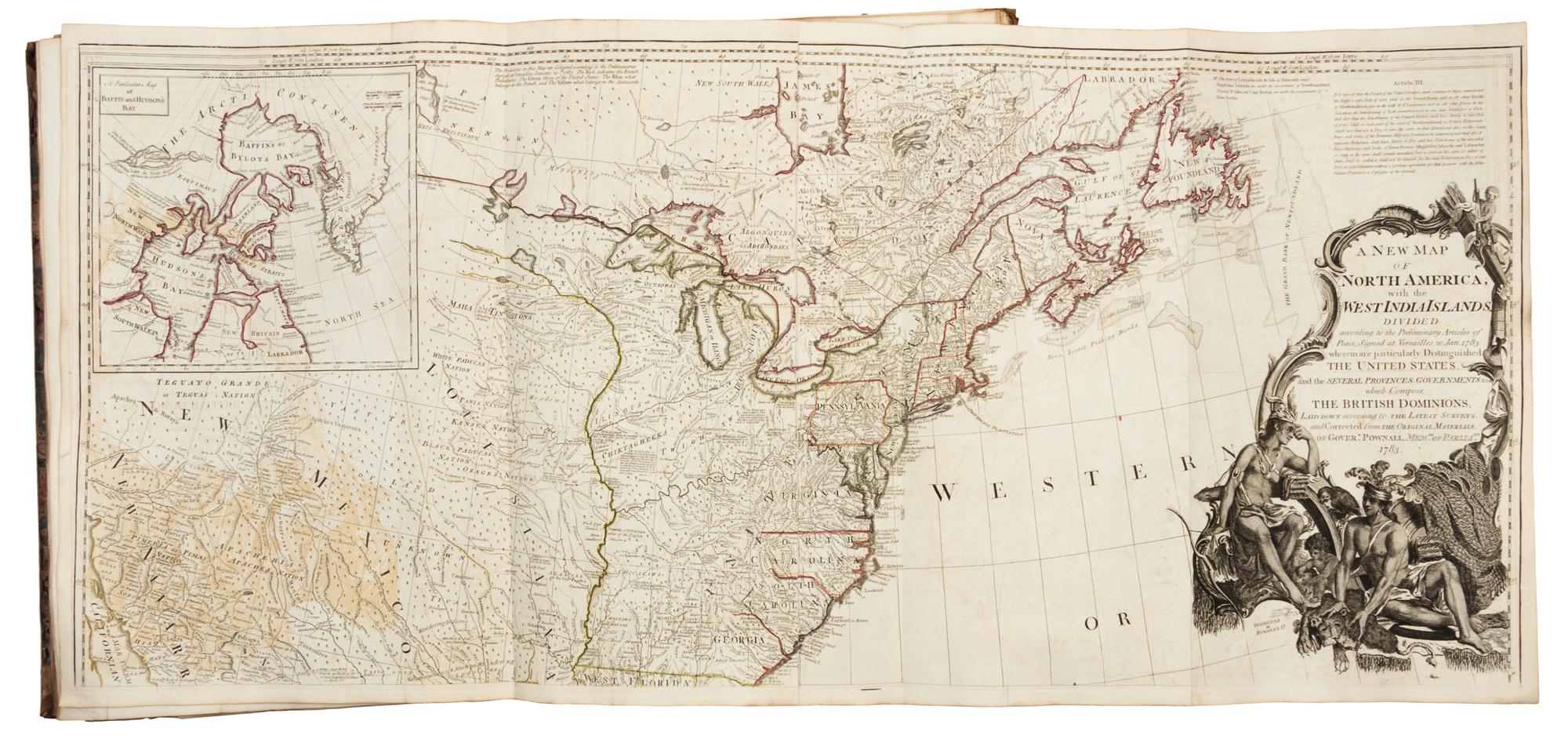 KITCHIN, Thomas (1718-1784). A General Atlas, Describing the Whole Universe. London: R. Sayer and J. Bennett, 1782[-1787].