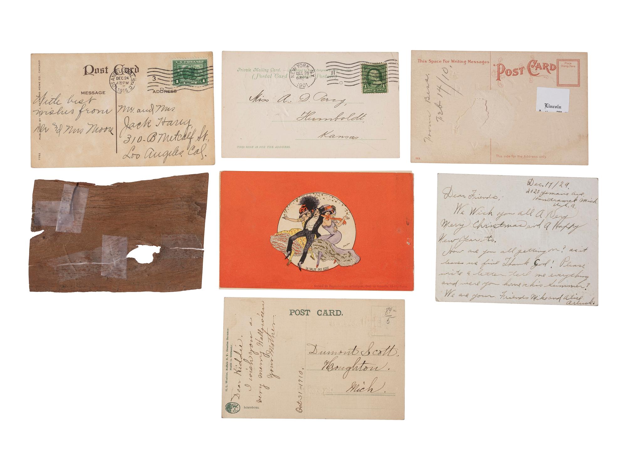 [EPHEMERA]. Large collection of over 500 antique and vintage holiday postcards.