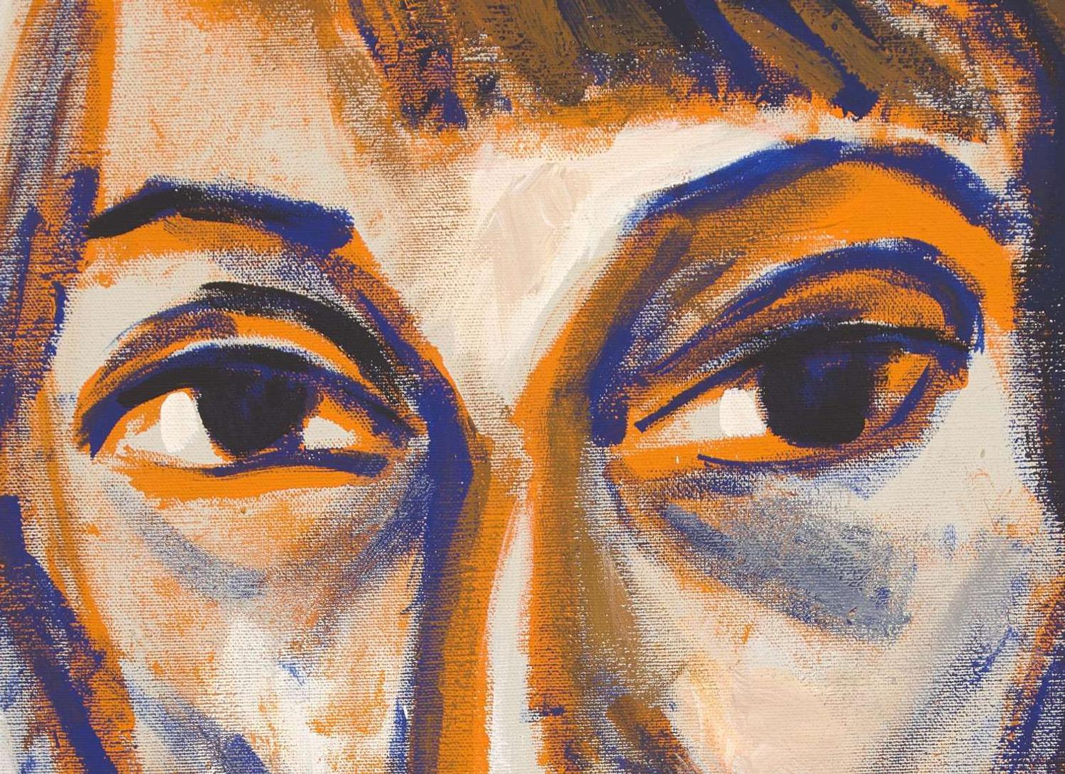 Karel Appel (Dutch, 1921-2006) - Portrait of Nina Abrams