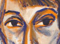 Karel Appel (Dutch, 1921-2006) - Portrait of Nina Abrams