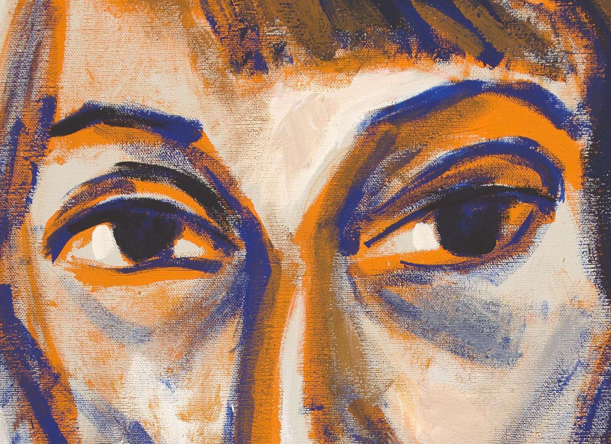 Karel Appel (Dutch, 1921-2006) - Portrait of Nina Abrams