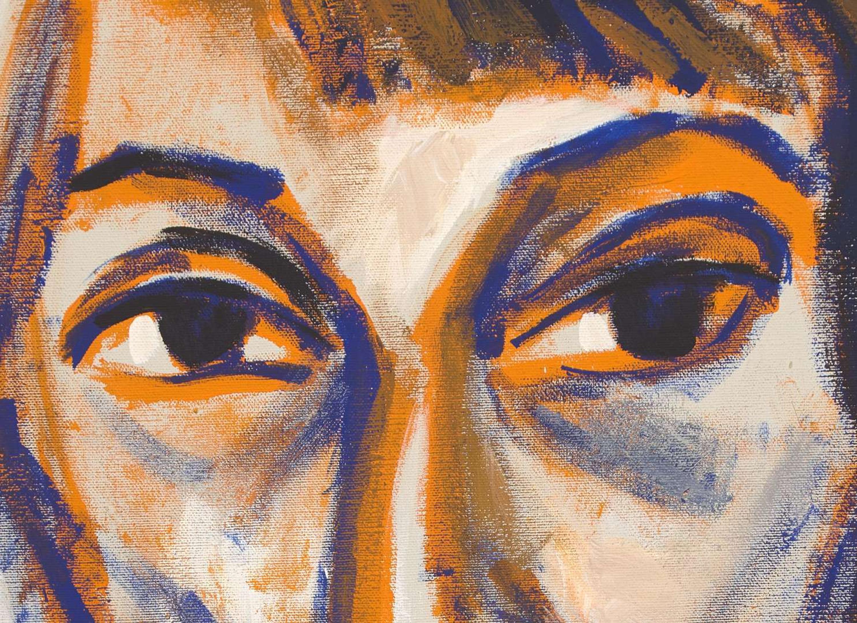 Karel Appel (Dutch, 1921-2006) - Portrait of Nina Abrams