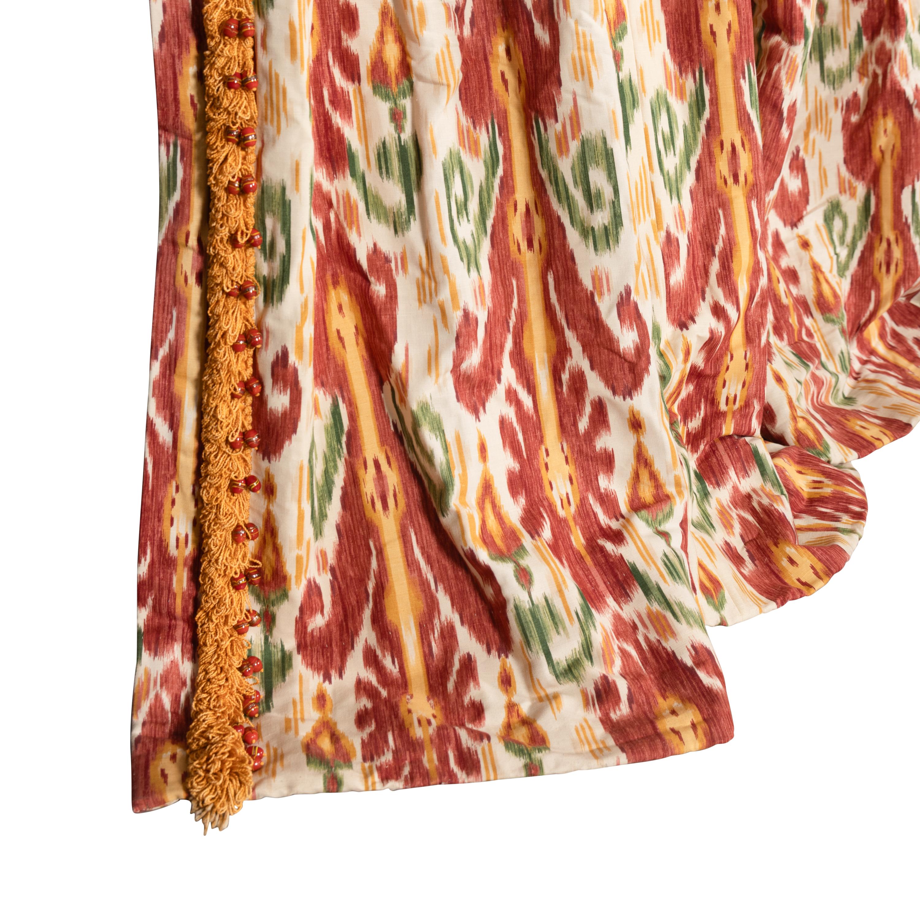 A Pair of Ikat Curtains