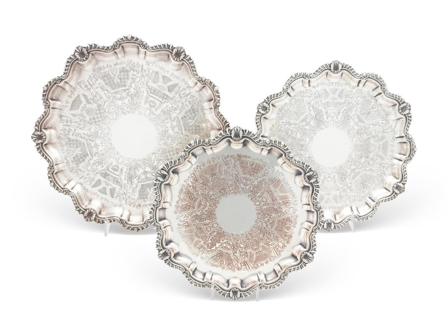 A Collection of English and American Silver-Plate Table Articles