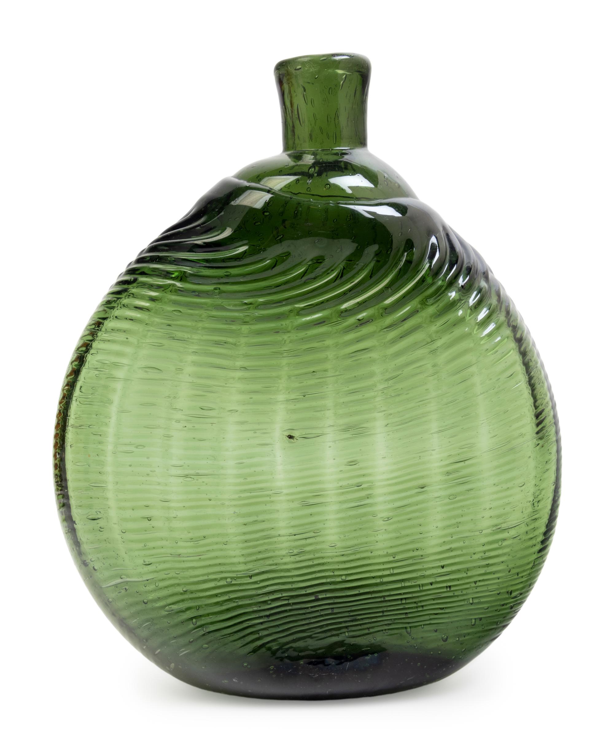 A Collection of Eight American Colored Glass Table Articles