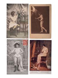 [EARLY PHOTOGRAPHY]. Assorted artistic and erotic boudoir portraits, featuring nudes.