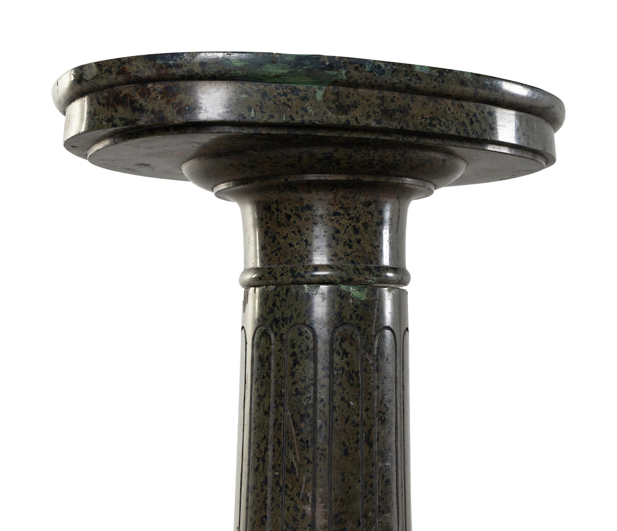A Continental Marble Pedestal