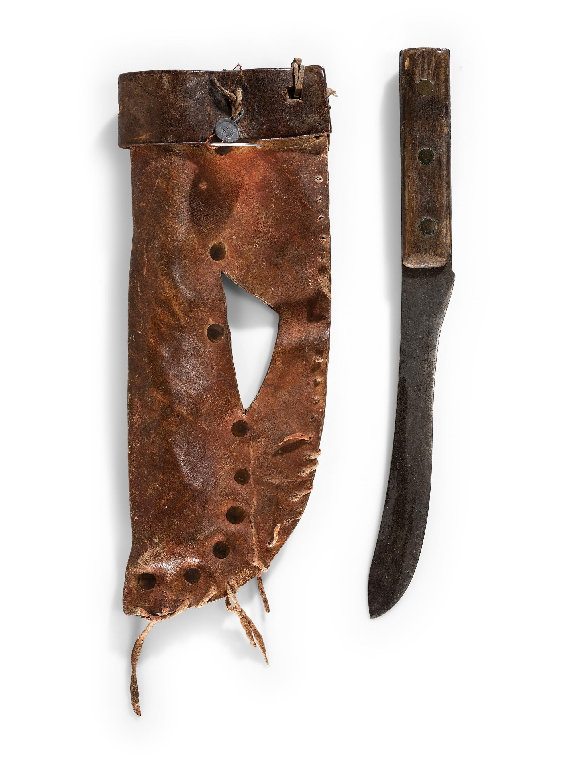 Assiniboine Knife Sheath, with Knife