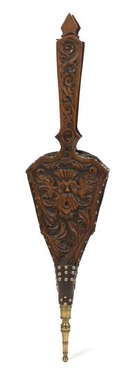 A Collection of Brass Fireplace Articles, Length of first 19 inches.