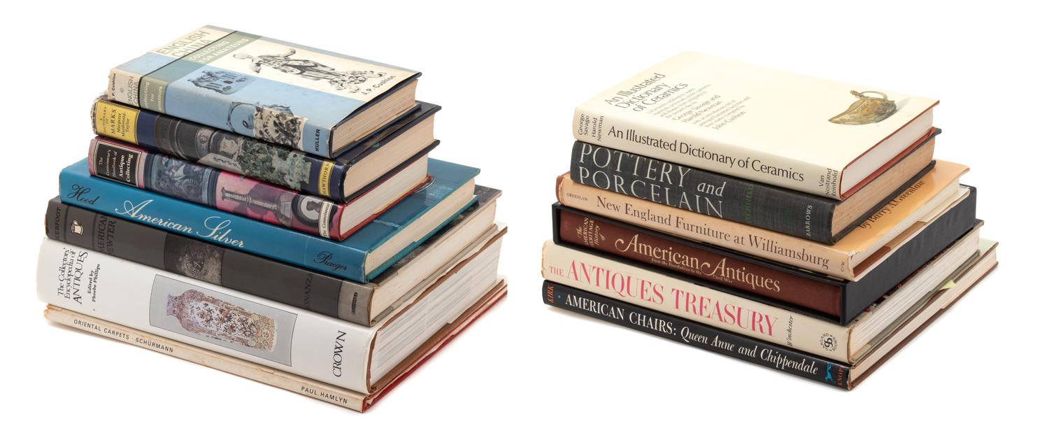 Thirteen Volumes Related to Antiques