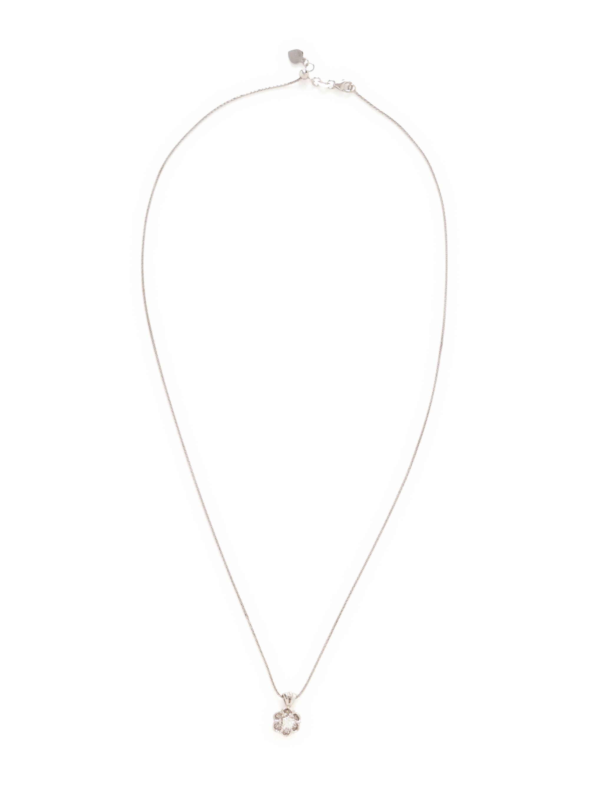 WHITE GOLD AND DIAMOND NECKLACE