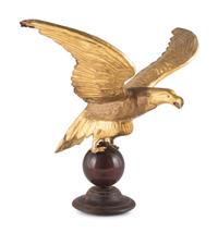 A Molded and Gilt Copper Eagle Form Weathervane