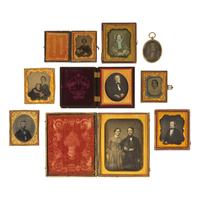 [Early Photography] Group of 46 Assorted Photographs Attributed to Identified Families
