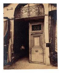 A pair of photographs ( Hôtel d'Allret, rue des Francs-Bourgeois 31 , 1911; Hôtel, places des Victoires 10 , 1913)