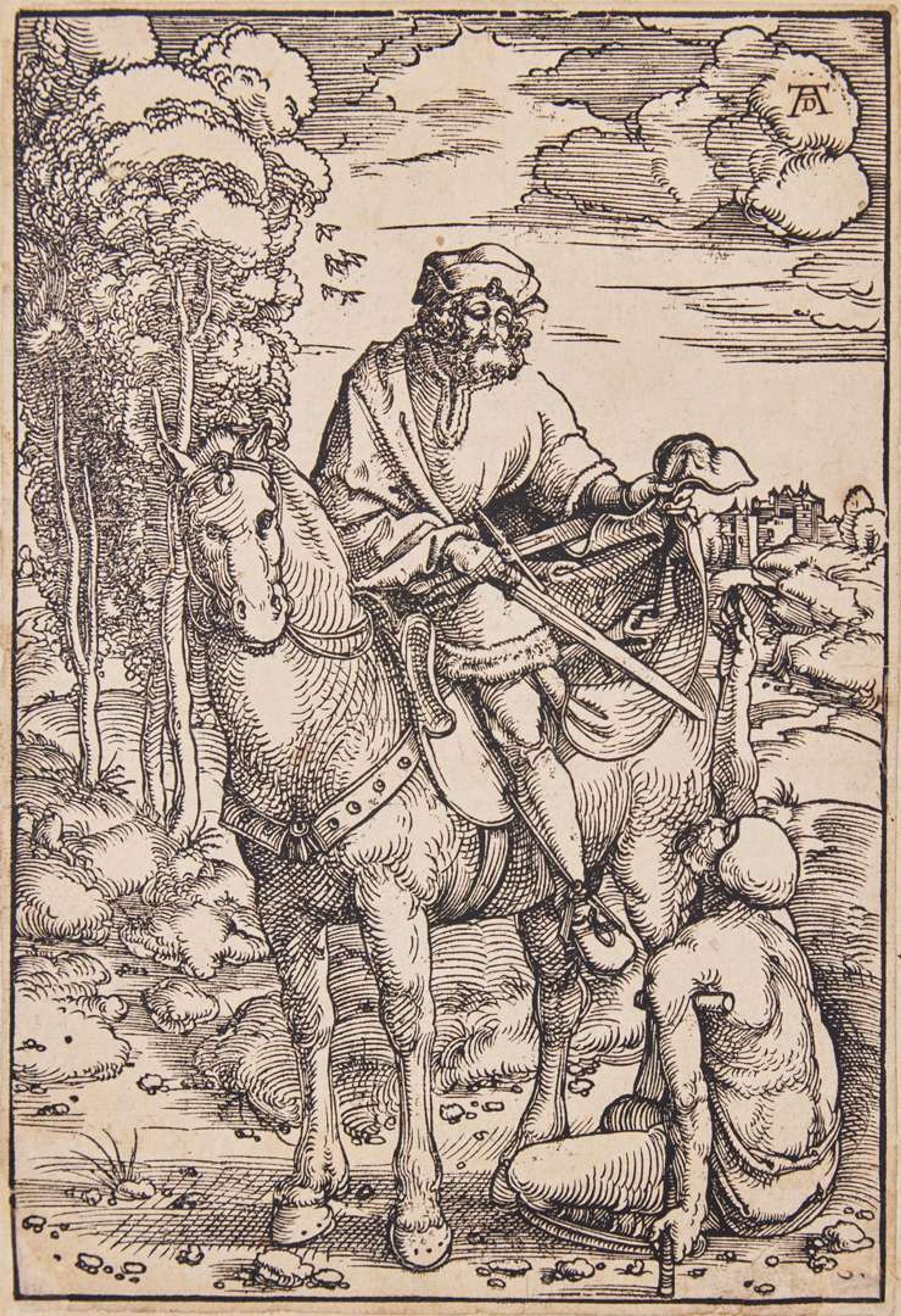 Hans Baldung (German, B.C. 1484–1545) - Saint Martin on Horseback